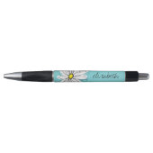 Aangepaste tekst voor Aqua en Yellow Whimsical Dai Pen (Voorkant)