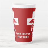 Aangepaste tekst voor artsen latte mok (Voorkant)