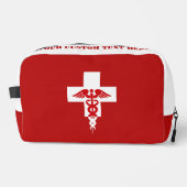 Aangepaste tekst voor artsen toilettasje (Voorkant)