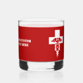 Aangepaste tekst voor artsen whisky glas (Links)