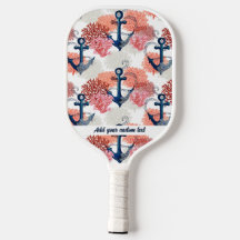 Aangepaste tekst voor autisch blauw anker Zee