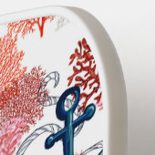 Aangepaste tekst voor autisch blauw anker Zee Pickleball Paddle (Links Detail)