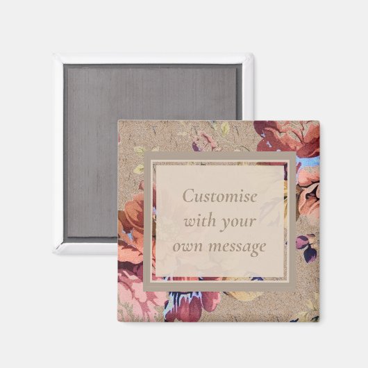  aangepaste tekst voor bijtende flessen magneet (Voorkant / Achterkant)