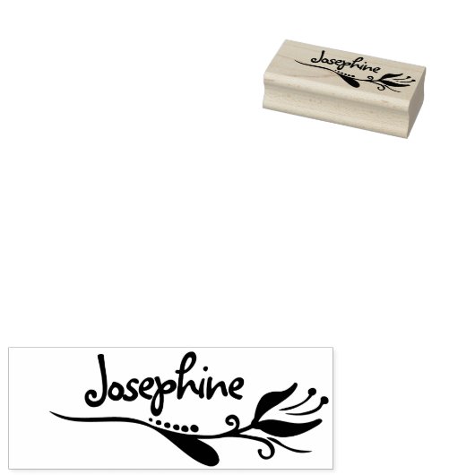 Aangepaste tekst voor bloem aansteken Aangepaste n Rubberstempel (Gestempeld)