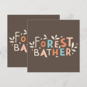 aangepaste tekst voor bosbad (Voorkant / Achterkant)