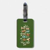 aangepaste tekst voor bosbad bagagelabel (Achterkant verticaal)