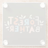 aangepaste tekst voor bosbad glazen onderzetter (Achterkant)