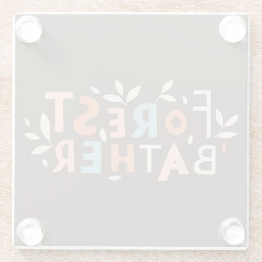 aangepaste tekst voor bosbad glazen onderzetter (Achterkant)