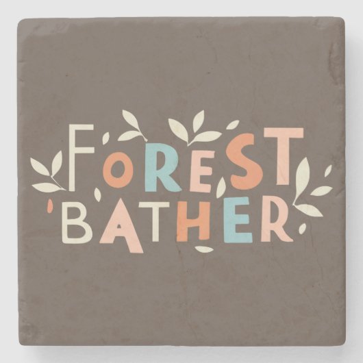 aangepaste tekst voor bosbad stenen onderzetter (Voorkant)