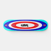 Aangepaste tekst voor Britse kleuren met skateboar Persoonlijk Skateboard (Horizontaal)
