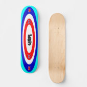 Aangepaste tekst voor Britse kleuren met skateboar Persoonlijk Skateboard (Voorkant)
