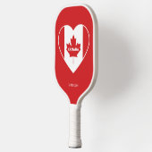 Aangepaste tekst voor CANADA Love Pickleball Paddle (Links)
