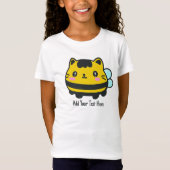 Aangepaste tekst voor Cat Cat Cute Bumblebee T-shirt (Voorkant)