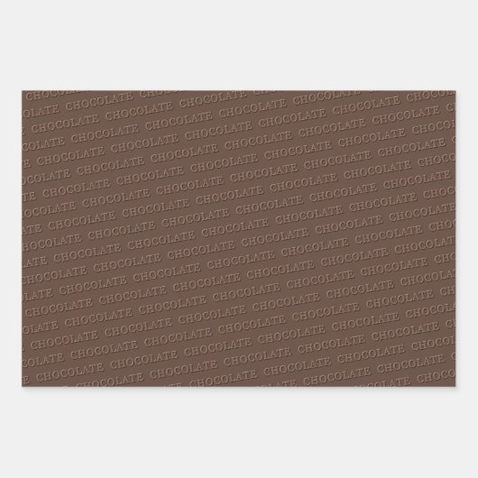 Aangepaste tekst voor chocolade inpakpapier vel (Voorkant 3)