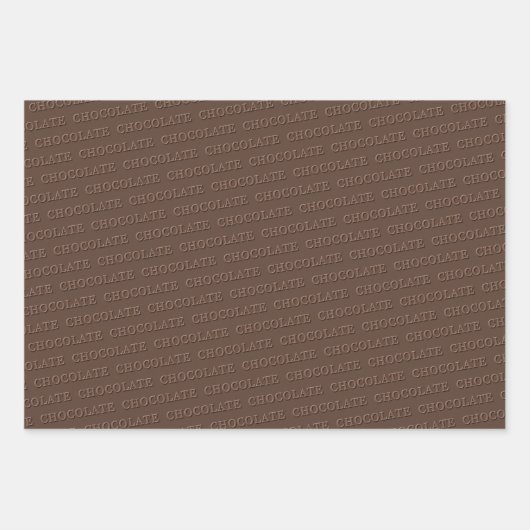 Aangepaste tekst voor chocolade inpakpapier vel (Voorkant)