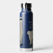 Aangepaste tekst voor Cool Llama Waterfles (Links)