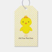 Aangepaste tekst voor Cute Chick Cadeaulabel (Voorkant)