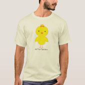 Aangepaste tekst voor Cute Chick T-shirt (Voorkant)