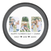 Aangepaste tekst voor DD Letter Cutout Photo Colla Hockey Puck (Voorkant)