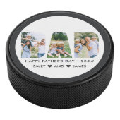 Aangepaste tekst voor DD Letter Cutout Photo Colla Hockey Puck (3/4)