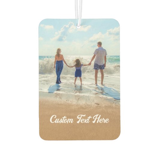 Aangepaste tekst voor de luchtverfrisser van uw fo (Achterkant)