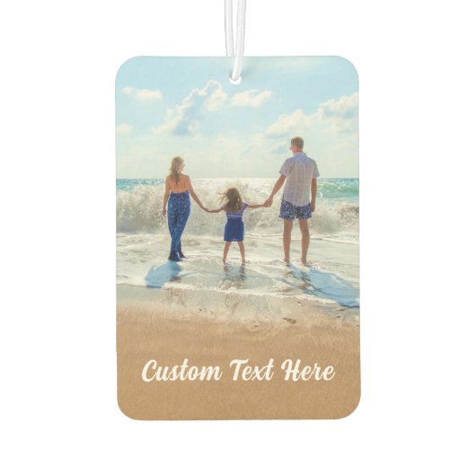 Aangepaste tekst voor de luchtverfrisser van uw fo (Achterkant)