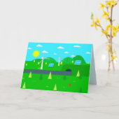 Aangepaste tekst voor duurzame energie op aarde kaart (Gele Bloem)