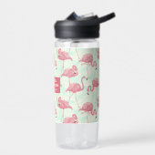 Aangepaste tekst voor Flamingo patroon bevestigen Waterfles (Links)