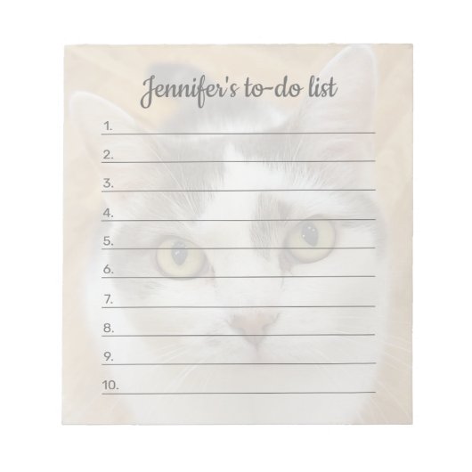 Aangepaste tekst voor foto's die is aangepast aan  notitieblok (Voorkant)