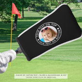 Aangepaste tekst voor foto's golfheadcover