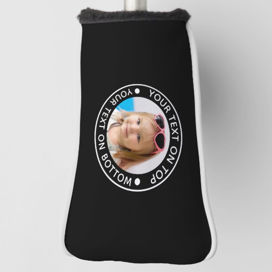 Aangepaste tekst voor foto's golfheadcover (Draai 90)