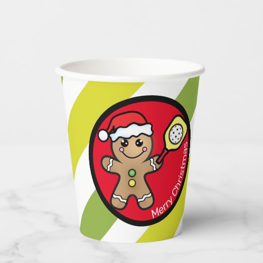 Aangepaste tekst voor Gingerbrood  Papieren Bekers (Voorkant)