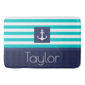 Aangepaste tekst voor hedendaagse autische anker badmat (Voorkant)