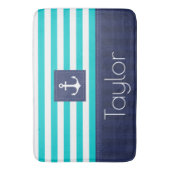 Aangepaste tekst voor hedendaagse autische anker badmat (Voorkant Verticaal)