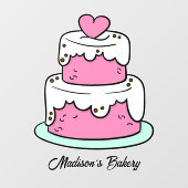 Aangepaste tekst voor het klappen raamsticker (Vel)