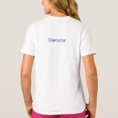 Aangepaste tekst voor jonge Gymnast Academy School T-shirt (Achterkant)