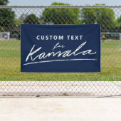 Aangepaste tekst voor Kamala Spandoek (Insitu)