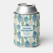 Aangepaste tekst voor koraalzeewier blikjeskoeler (Blikje Achterkant)