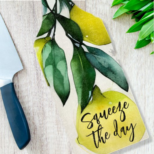 Aangepaste tekst voor Lemon Tree Branch Snijplank