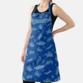 Aangepaste tekst voor marineblauwviskaak schort (Insitu)