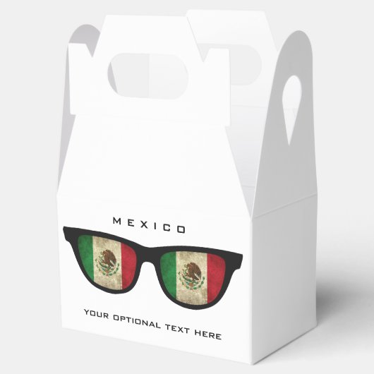 Aangepaste tekst voor Mexicaanse schaduwen en kleu Bedankdoosjes (Geopend)