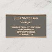 Aangepaste tekst voor monogram, bewerkbaar, rode b visitekaartje (Achterkant)