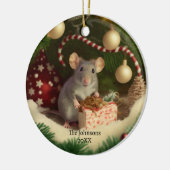 Aangepaste tekst voor muizen/handsloos metalen ver keramisch ornament (Links)