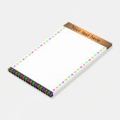 Aangepaste tekst voor multi-heldere spinnen post-it® notes (Schuin)