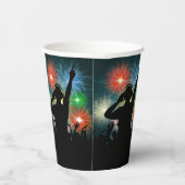 Aangepaste tekst voor Music DJ Papieren Bekers (Rechts)