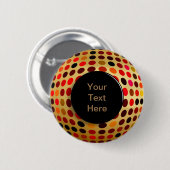 Aangepaste tekst voor optische schijfverlichting ronde button 5,7 cm (Voorkant /achterkant)