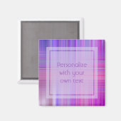 Aangepaste tekst voor Paarse boog Magneet (Voorkant / Achterkant)