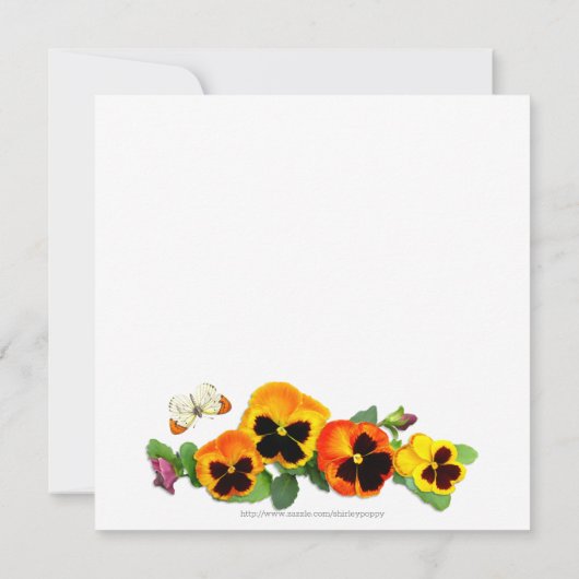 Aangepaste tekst voor pansy Collage (Achterkant)