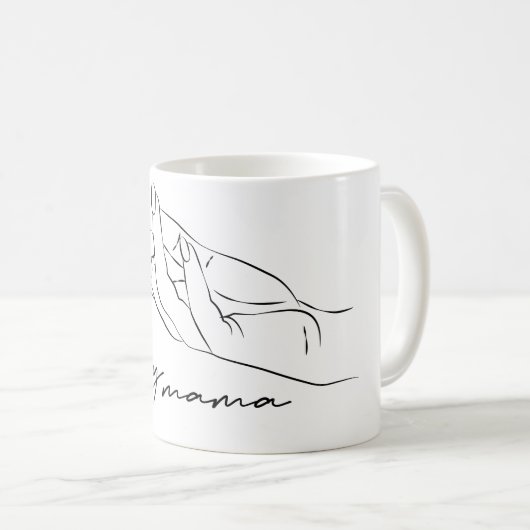 Aangepaste tekst voor peuters en meisjes koffiemok (Voorkant rechts)