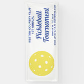 Aangepaste tekst voor Pickleball Tournament Aangep Spandoek (Verticaal)